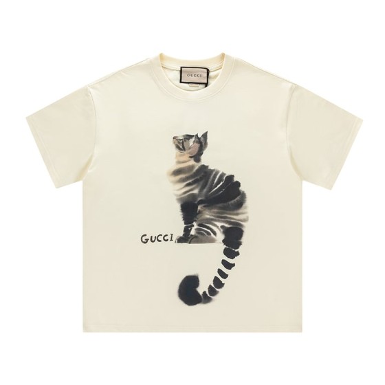 Gucci Early Spring Collection High-Weight Short-Sleeve